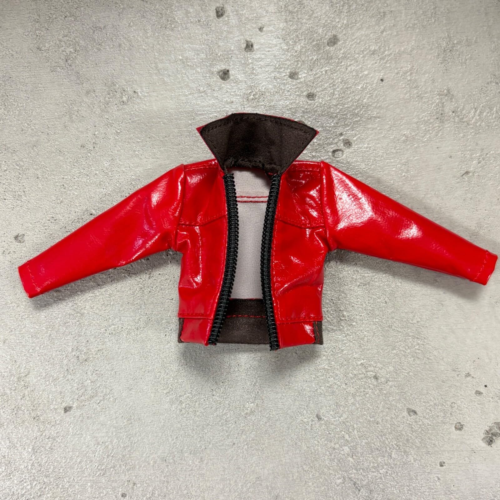Amazon.com: 1/12 Scale Miniature Custom Handmade Red Leather